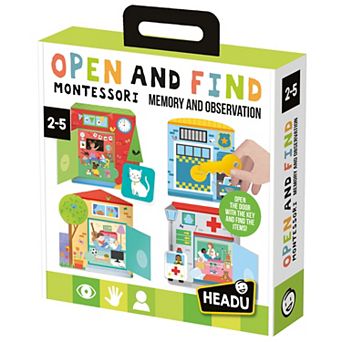 HEADU Open & Find Montessori Memory Matching Game