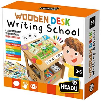 HEADU Wooden Desk Writing School Learning Game
