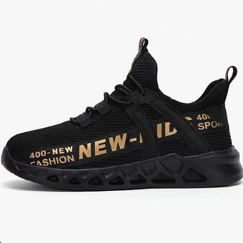 Daclay Kids Running Shoes Boys Girls Breathable Mesh School Basketball Sneakers
