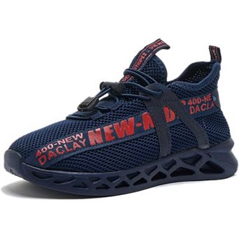 Daclay Kids Running Shoes Boys Girls Breathable Mesh School Basketball Sneakers