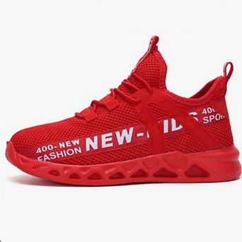 Daclay Kids Running Shoes Boys Girls Breathable Mesh School Basketball Sneakers