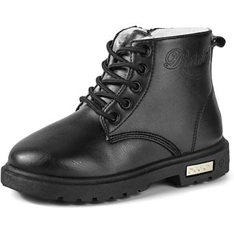 Daclay Kids Toddler Boys Girls Candy-Colored Waterproof Velvet Ankle Boots