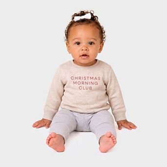 Christmas Morning Club - Infant Crew Fleece Sweatshirt