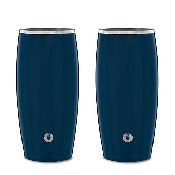 Stainless Steel Beer Glass, Set of 2