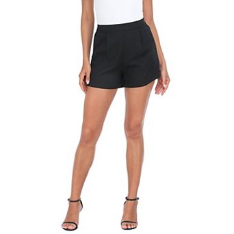 High Waisted Linen Blend Pull On Women's Shorts With Pockets For Summer