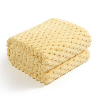 Flannel Jacquard Blanket Soft Warm Durable All Season Use