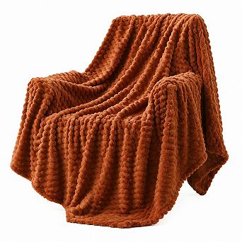 Flannel Fleece Blanket Soft Warm Cozy All Season Home Decor