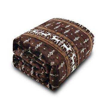 Double Flannel Electric Heated Throw Blanket Safe Warm Cozy Easy Use