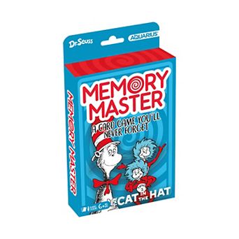 Aquarius Dr. Seuss Cat in the Hat Memory Master Card Game