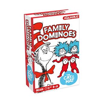 Aquarius Dr. Seuss Cat in the Hat Family Dominoes