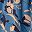 Dusty Blue Floral
