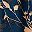 Navy Floral