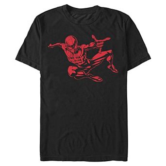 Men's Spider-Man Action Pose Graphic Tee