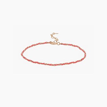 Sterling Silver 18k Gold Plated Katarina Bracelet Dainty Trendy