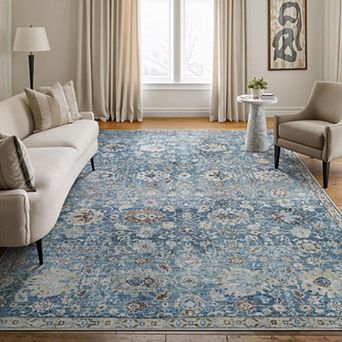 Washable Non Slip Runner Rug Stain Resistant For Entryway Hallway Kitchen