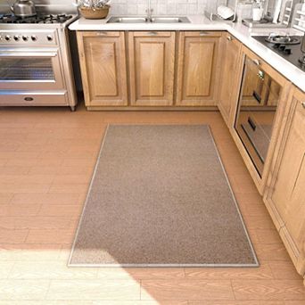 Washable Soft Low Pile Runner Rug Non Slip Easy Care Indoor Floor Carpet