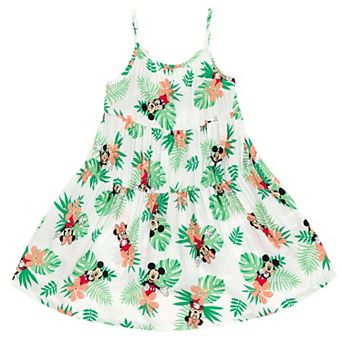 Disney's Mickey Mouse & Friends Tropical Button Down Shirt and Strappy Dress