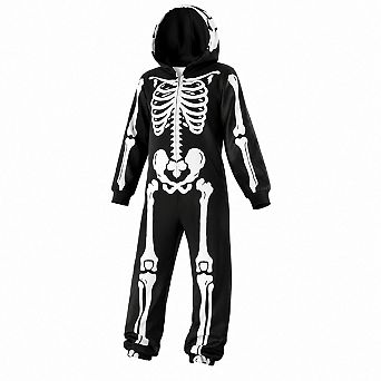 Halloween Skeleton Print Cosplay Party Costume For Women