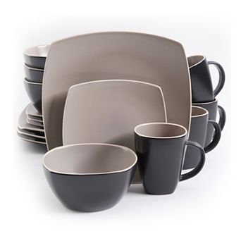 Gibson Soho Lounge Matte 16 pc Dinnerware Set