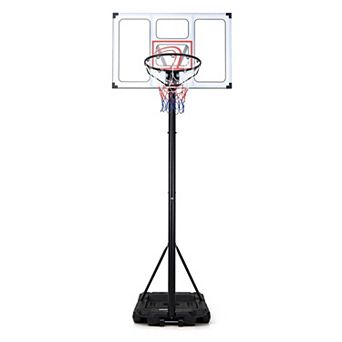 Costway Portable Basketball Hoop 4.1-10 FT Adjustable Goal with Wheels for Kids Youth Adults