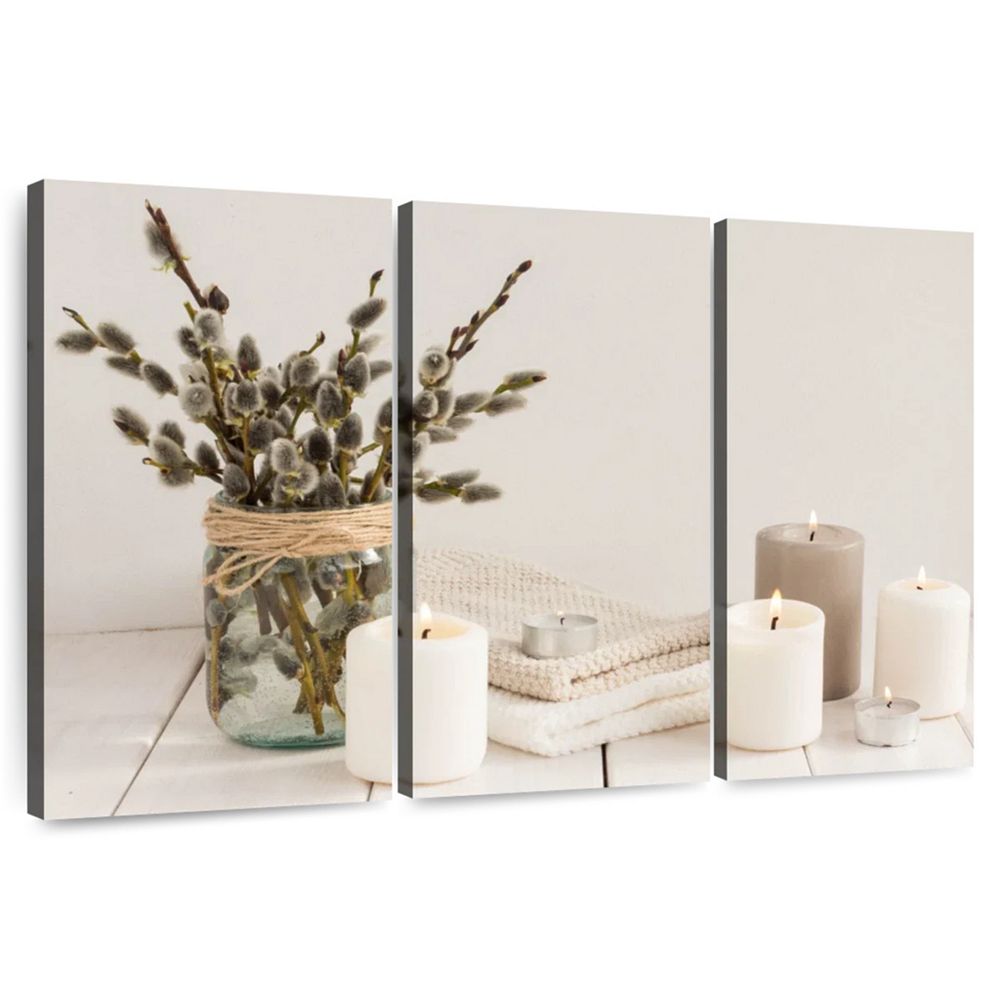 Zen Bathroom 3 Piece Set Wall Art