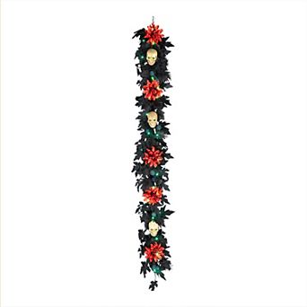6ft. Boo-tiful Halloween Garland with LED Lights