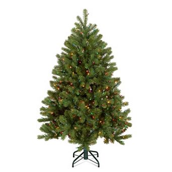 4.5 ft Downswept Douglas Fir Tree with 450 Multicolor Lights