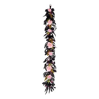 6ft. Cute and Creepy Halloween Garland with LED Lights