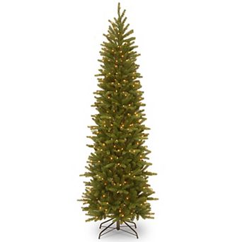 6.5ft. Grand Fir Pencil Slim Tree with Clear Lights