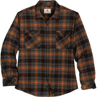 Mens Legendary Whitetails Heritage Flannel Long Sleeve Button Up Lightweight Shirt