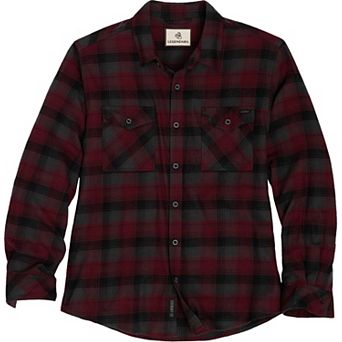 Mens Legendary Whitetails Heritage Flannel Long Sleeve Button Up Lightweight Shirt