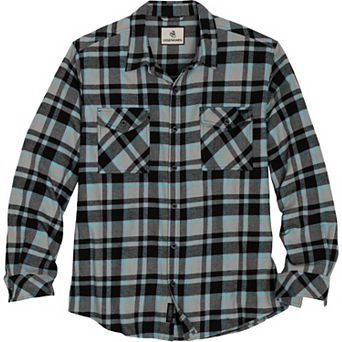 Mens Legendary Whitetails Heritage Flannel Long Sleeve Button Up Lightweight Shirt