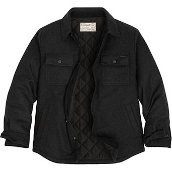 Mens Legendary Whitetails Tough as Buck Legacy Insulated Button Up Wool Shirt Jacket