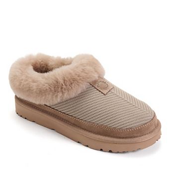 Women's Dearfoams Fireside Adelaide Sport Knit Water Repellent Clog Slippers