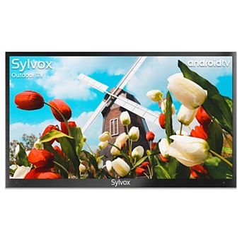 Sylvox Smart Outdoor TV 1000 Nits Android TV IP55 Waterproof Deck pro Series