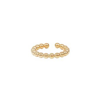 Brigitte Ball Chain Open Ring
