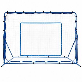 7 x 5 ft Soccer Training Net, Adjustable Multi-Sport Practice Net, Iron Frame for Backyard, Garden