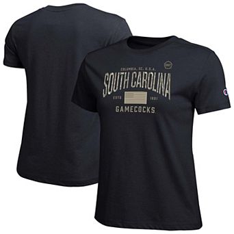 Women's Champion Black South Carolina Gamecocks Operation Hat Trick Core T-Shirt