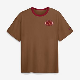 Men's Nike Brown USC Trojans Academic Patch Max90 T-Shirt