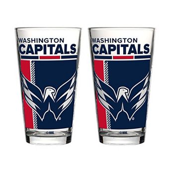 Logo Brands Washington Capitals Two-Piece 16oz. Pint Glass Set