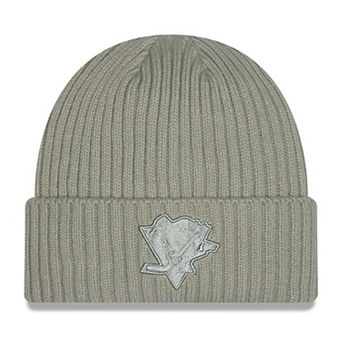 Men's New Era Sage Green Pittsburgh Penguins Color Pack Cuffed Knit Hat