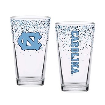 Indigo Falls North Carolina Tar Heels Confetti Pints - Set of 2