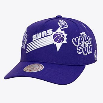 Unisex Mitchell & Ness Purple Phoenix Suns Hardwood Classics Downtown Doodle Pro Snapback Hat