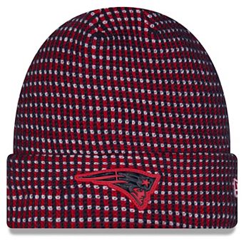Men's New Era Red New England Patriots 2026 Sideline Cold Weather Cuffed Knit Hat