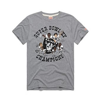 Unisex Homage Gray Oakland Raiders Super Bowl T-Shirt