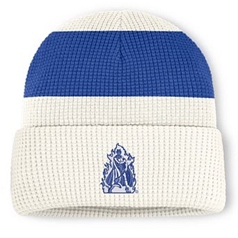 Unisex Nike White Duke Blue Devils Legacy Letter Cuffed Knit Hat