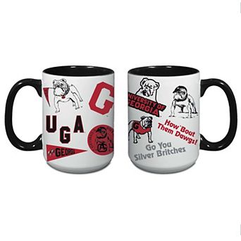 Indigo Falls Georgia Bulldogs Core College Vintage Medley Two-Pack Mug Set
