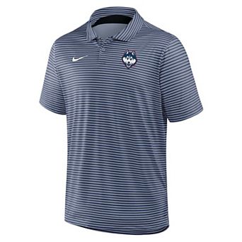 Men's Nike Navy UConn Huskies Dri-FIT Tour Stripe Polo