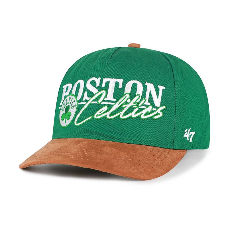 Men's '47 Kelly Green/Tan Boston Celtics Scribe Line Hitch