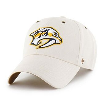 Men's '47 x Carhartt Cream Nashville Predators Undyed Clean Up Adjustable Hat